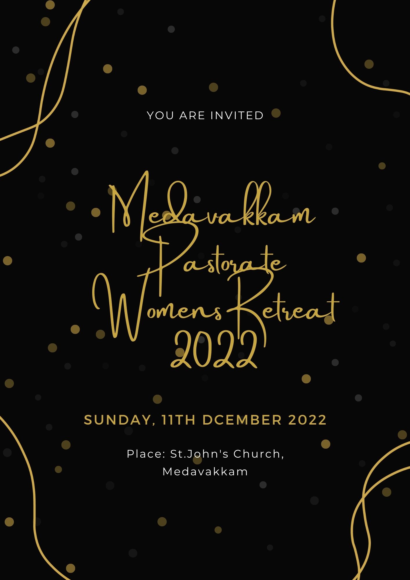 Womens Retreat Invitation